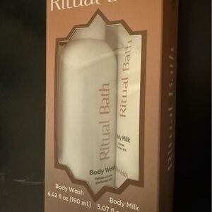 Ritual Bath Women’s Body Wash & Body Milk Set — Cream